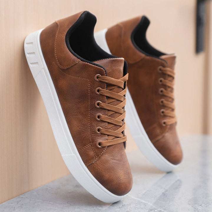 Herren Leder Sneaker Klassisch