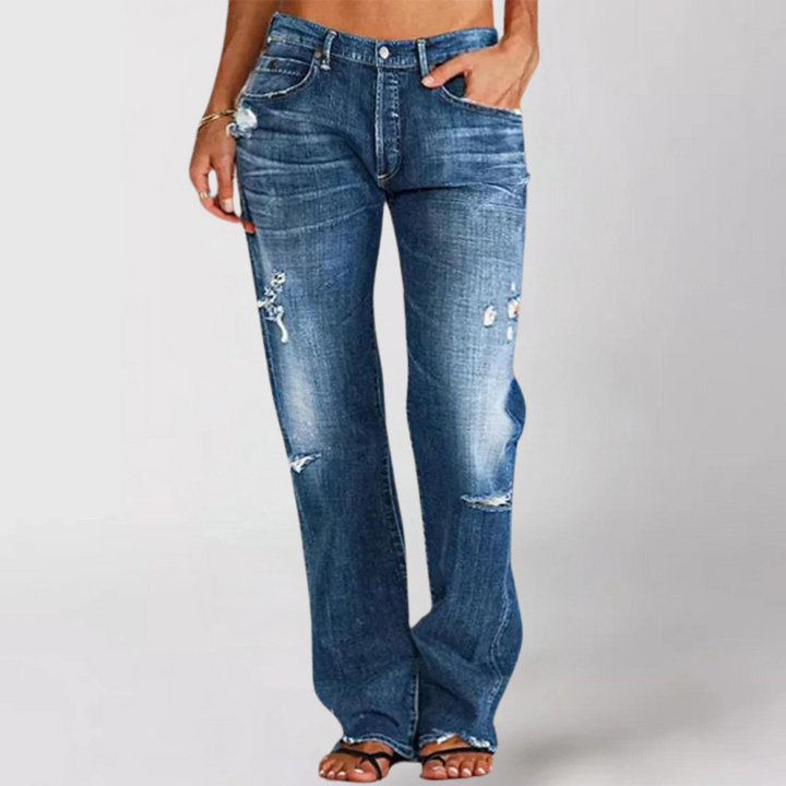 Drune | Damen Baggy Jeans   Leicht