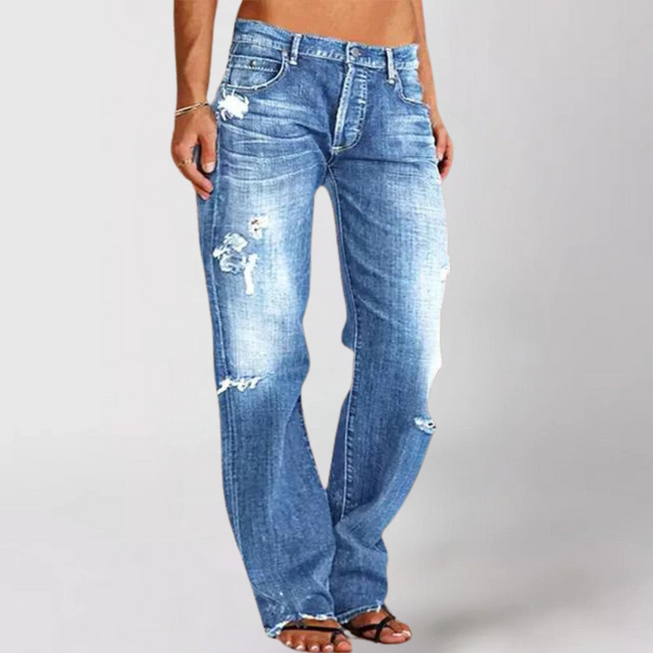 Drune | Damen Baggy Jeans   Leicht