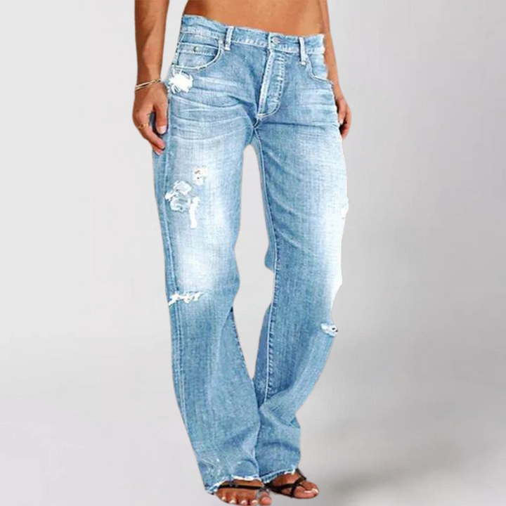 Drune | Damen Baggy Jeans   Leicht