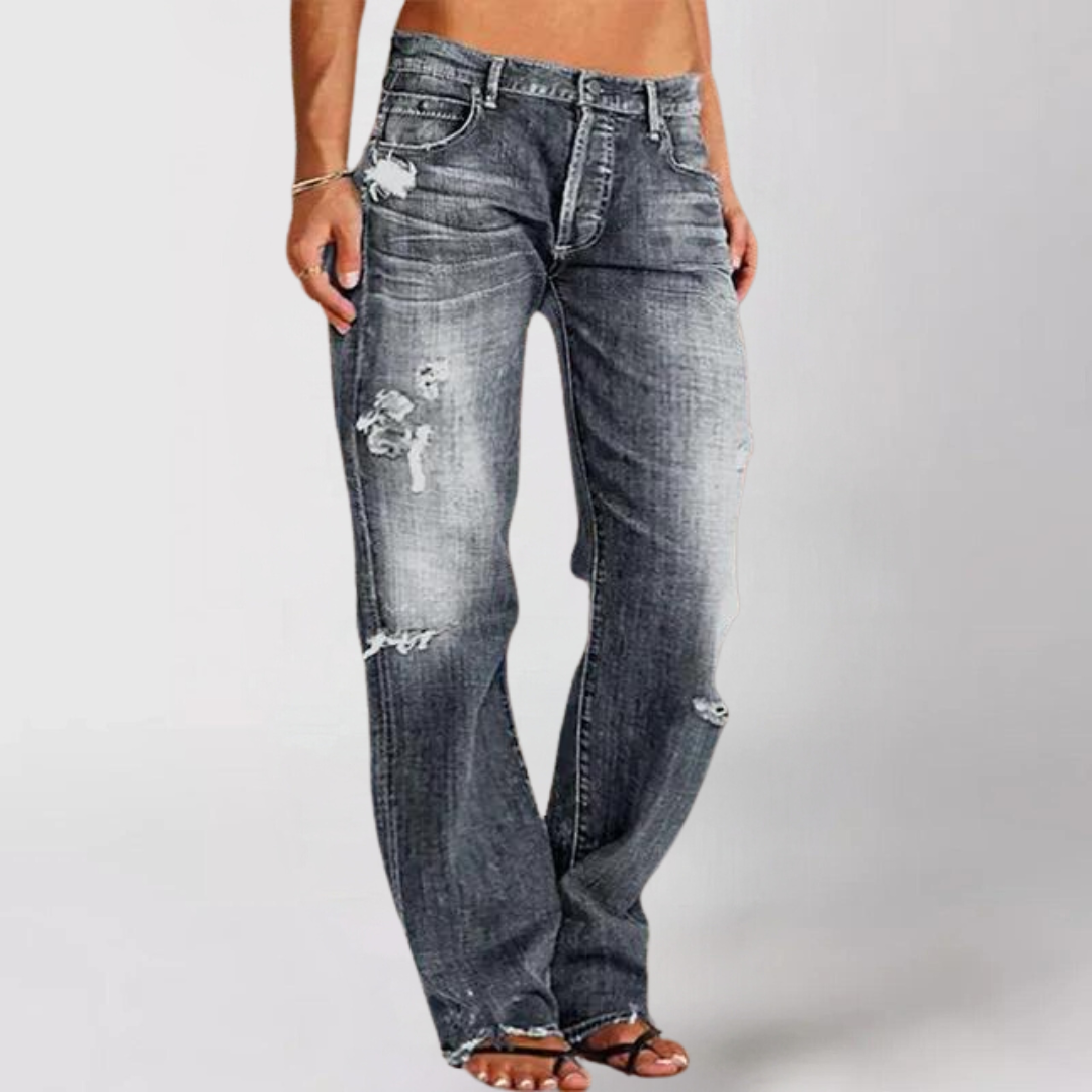 Drune | Damen Baggy Jeans   Leicht