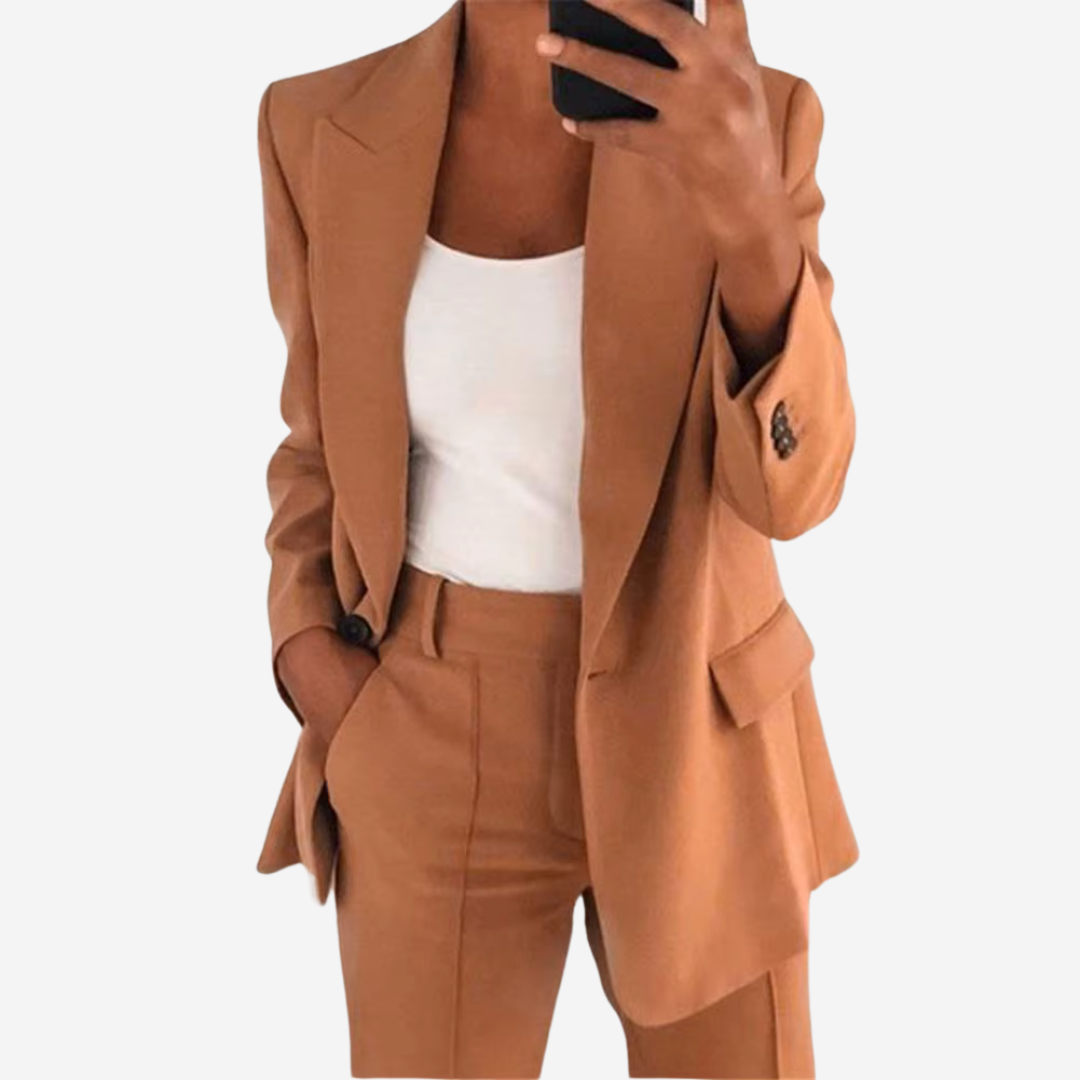 Drune | Zweiteiliges Blazer und Hosen Satz für Damen