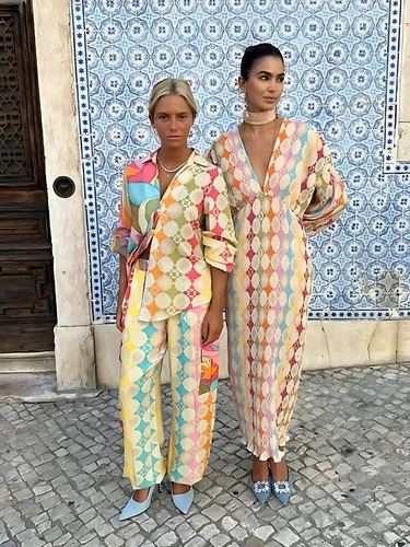 Drune | Bunte Geometrische Set für Damen
