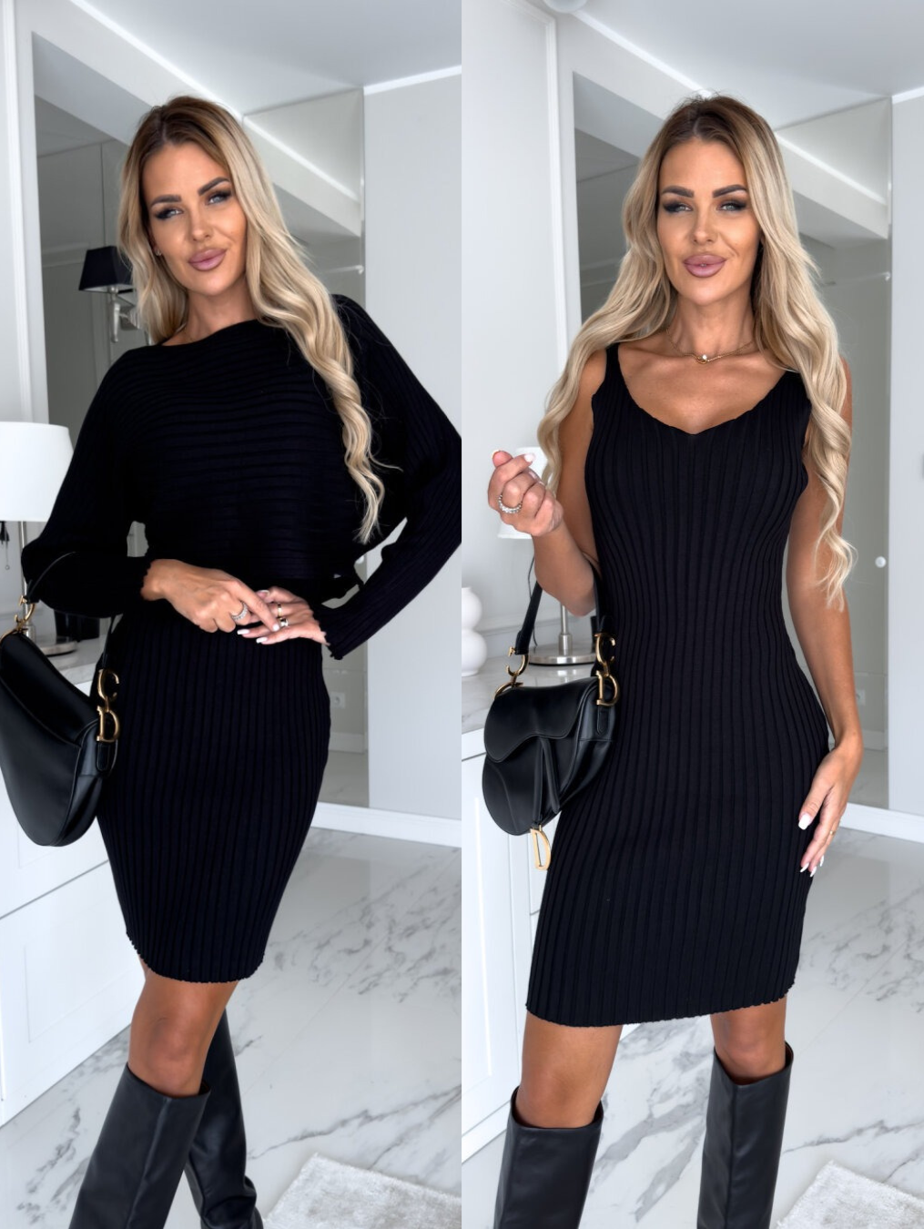 Drune | Ärmelloses Kleid mit Passendem Pullover