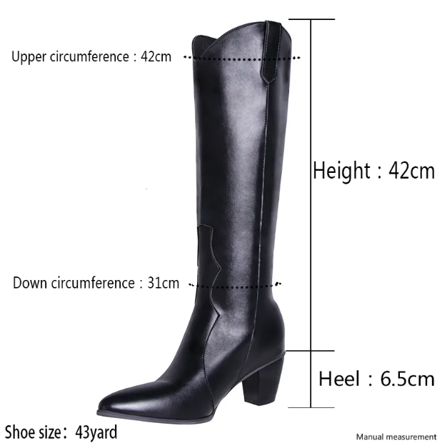 Drune - Damenstiefel mit spitzer Kante