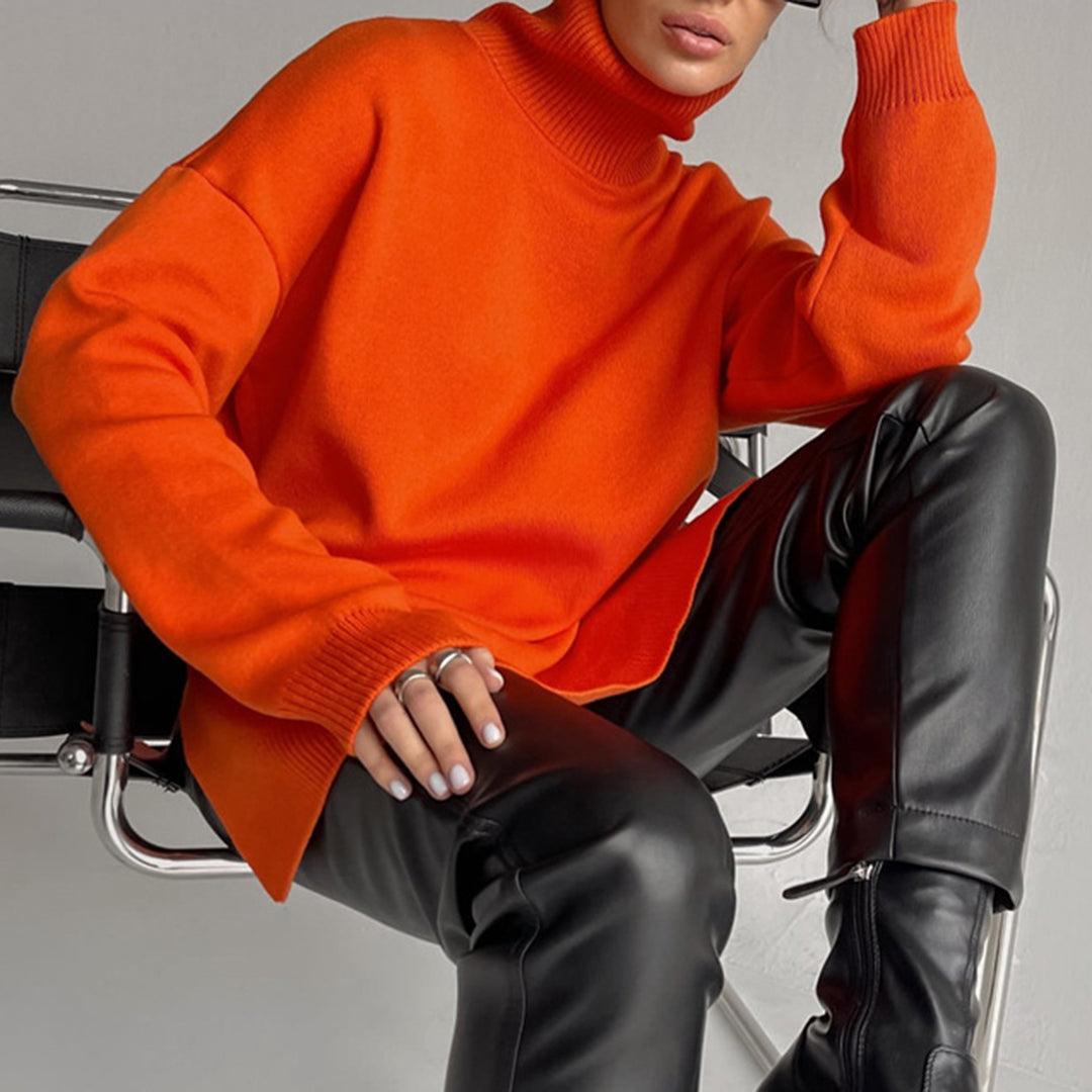 Drune | Modischer Pullover mit Seitenschlitzen