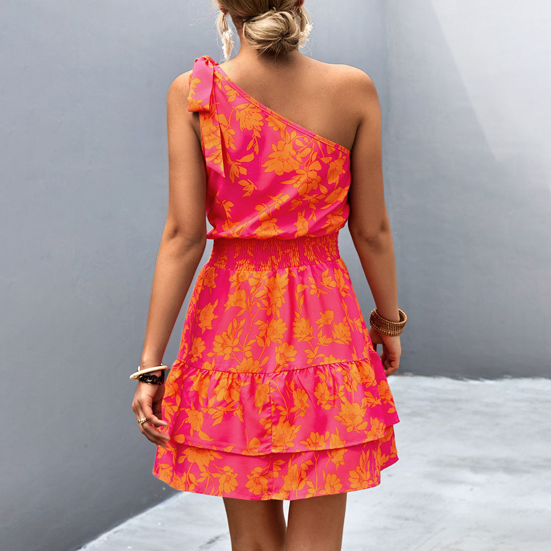 Drune - Ein-Schulter Sommerkleid