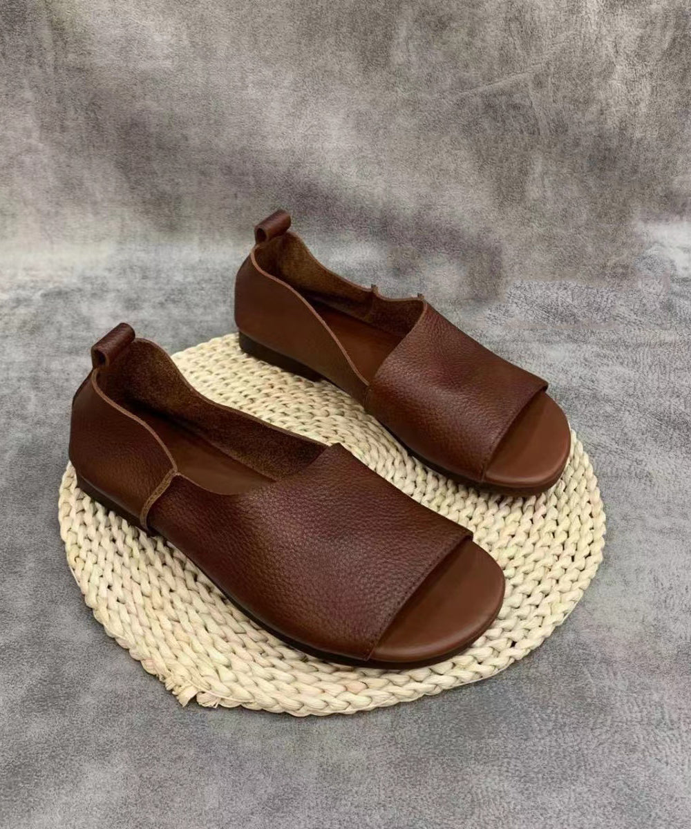 Drune | Flache Schuhe mit Offenen Zehen