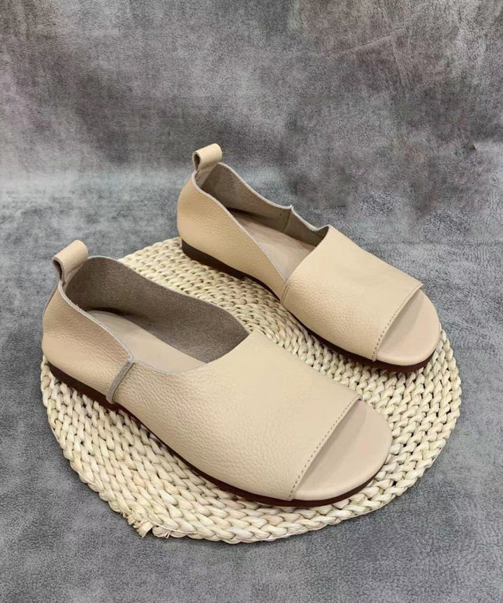 Drune | Flache Schuhe mit Offenen Zehen