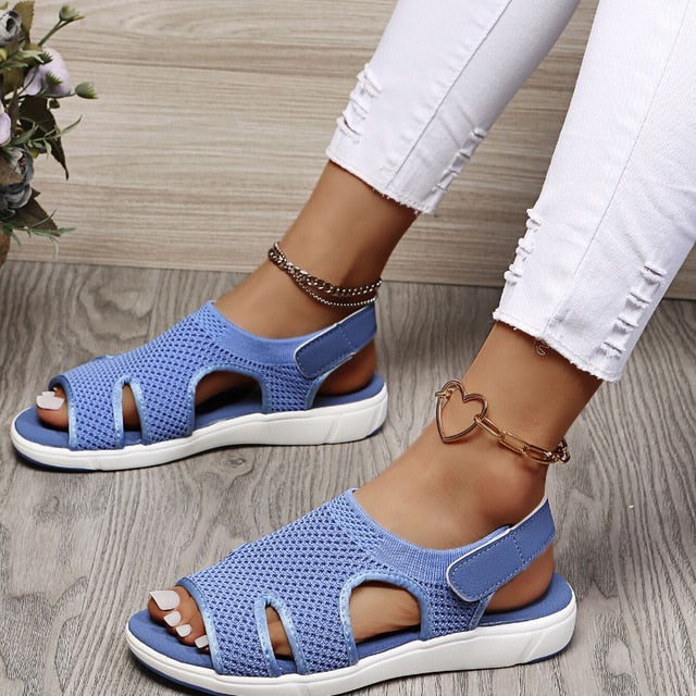 Drune | Sandalen Frauen Ergonomisch Sport Walking Sommerschuhe
