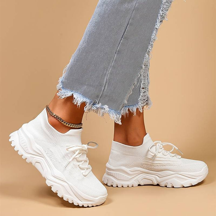 Orthopädische Sportschuhe | Chunky | Mesh | Slip-on Sneaker | Sportschuhe für Frauen Drune