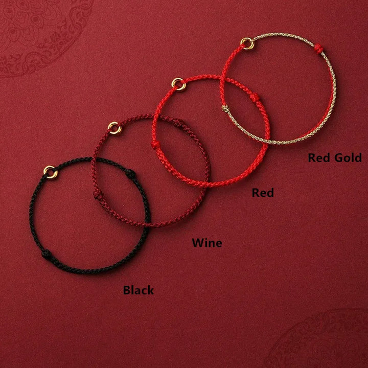 Drune | Handgewebtes Goldenes Kreisarmband