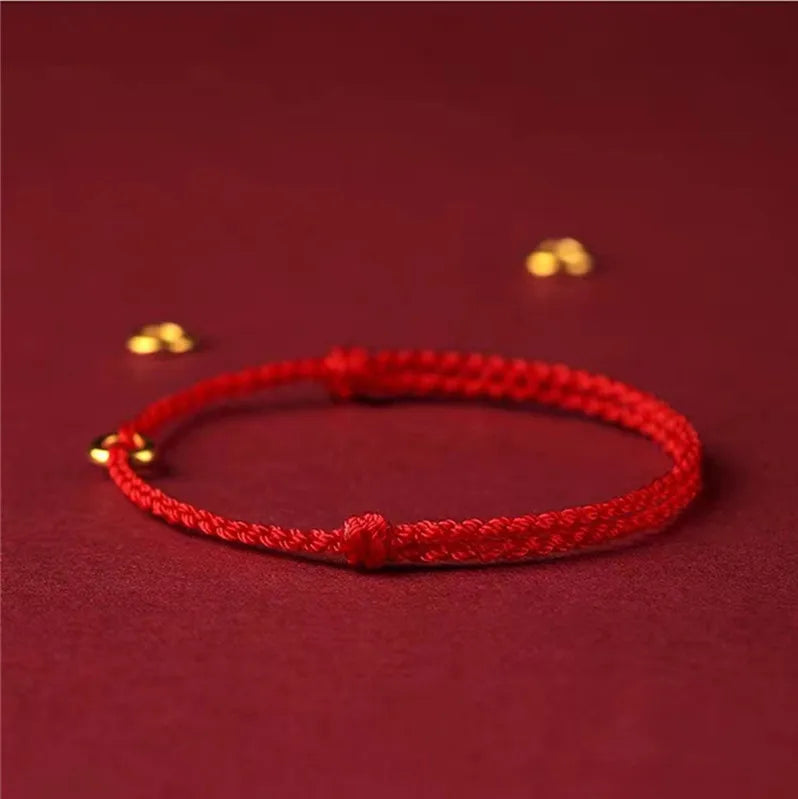 Drune | Handgewebtes Goldenes Kreisarmband