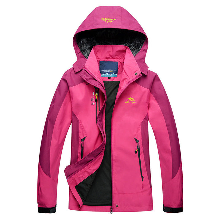 Drune | Wasserdichte Jacke mit abnehmbarer Kapuze für Frauen