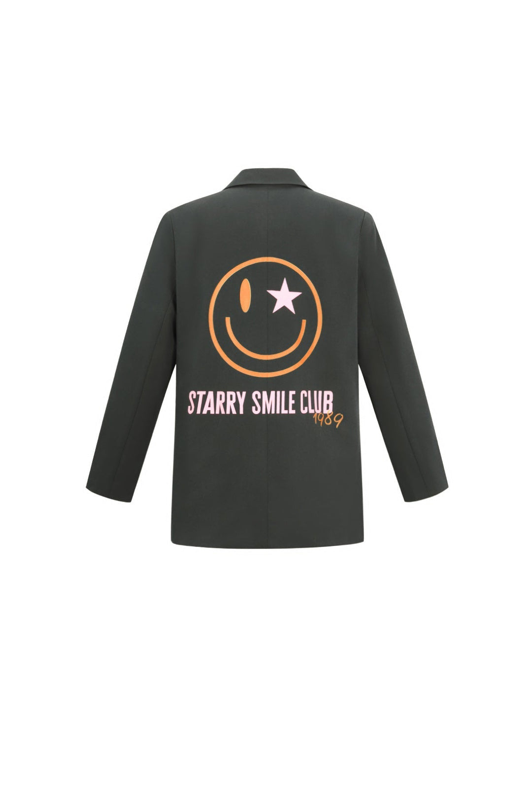 Drune | Blazer Sterne Bedruckt Locker Sitzender Blazer Damenblazer