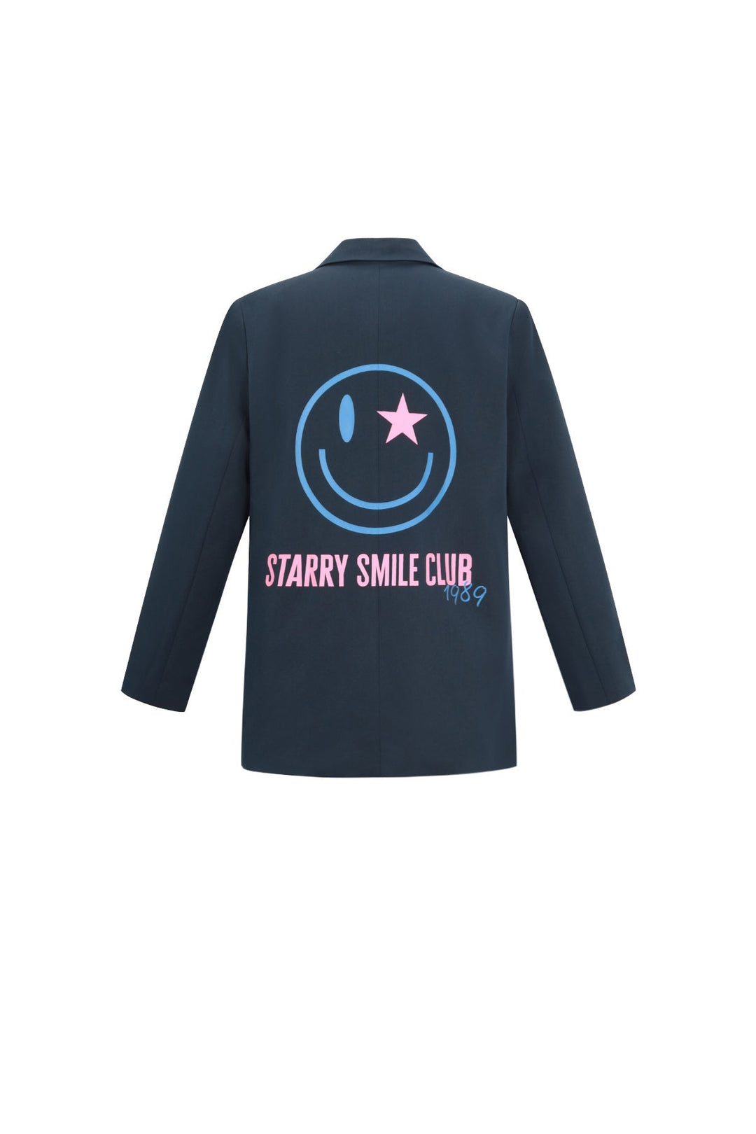 Drune | Blazer Sterne Bedruckt Locker Sitzender Blazer Damenblazer