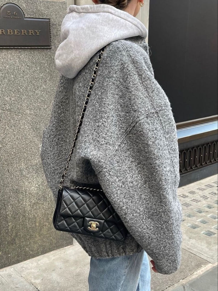 Drune | Jacke Grau Herbst Bomberjacke Damenjacke