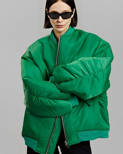 Drune | Jacke Warm Gepolstert Winter Bomberjacke Damenjacke