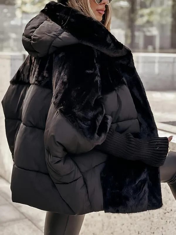 Drune | Pufferjacke Kapuzenjacke Winterjacke Damen Winterjacke