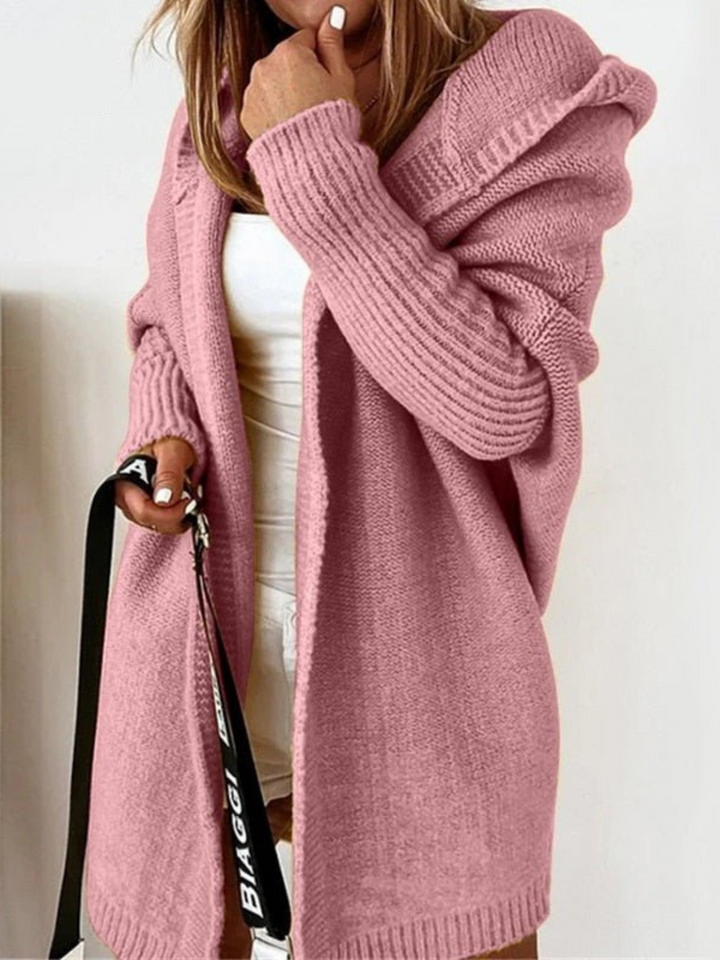 Drune | Übergroßer Kapuzencardigan für Damen - Lang