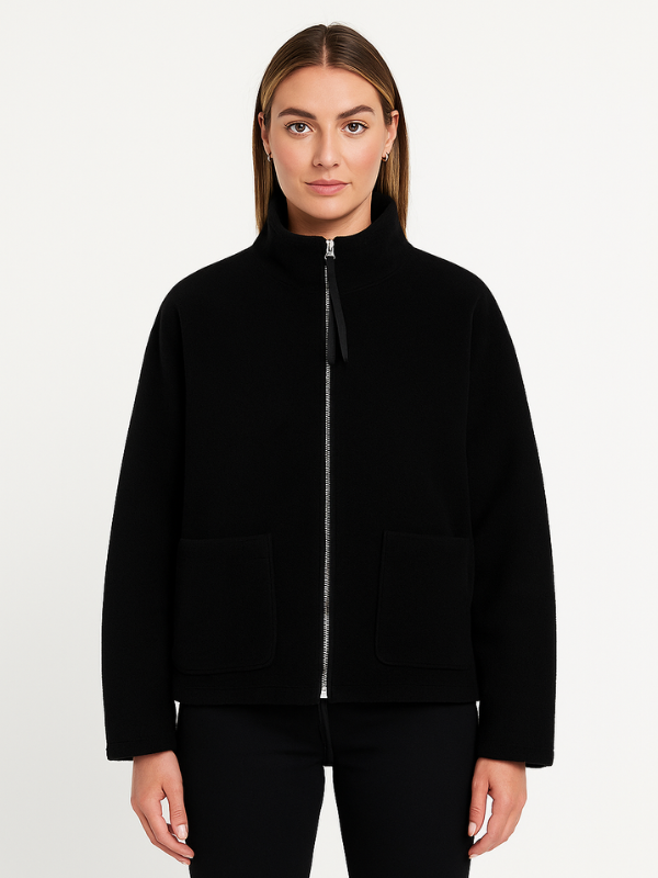 Drune | Übergroße Sherpa-Fleece-Jacke für Frauen - Winter