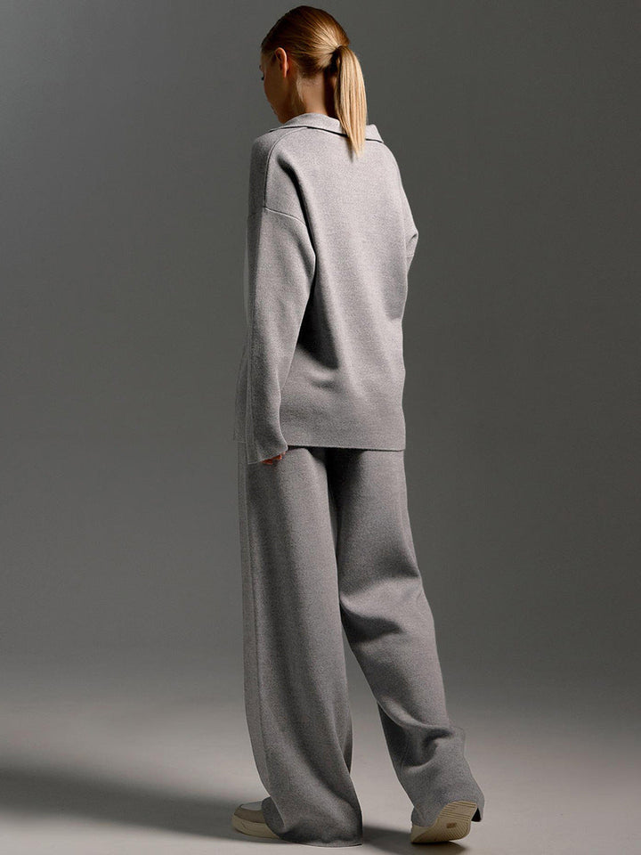 Drune | Lounge Satz mit Weiten Hose und Poloshirt