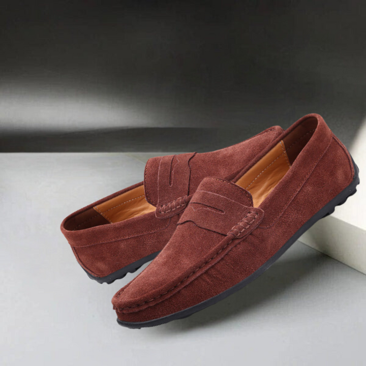 Drune | Klassische Wildleder Loafer Für Herren
