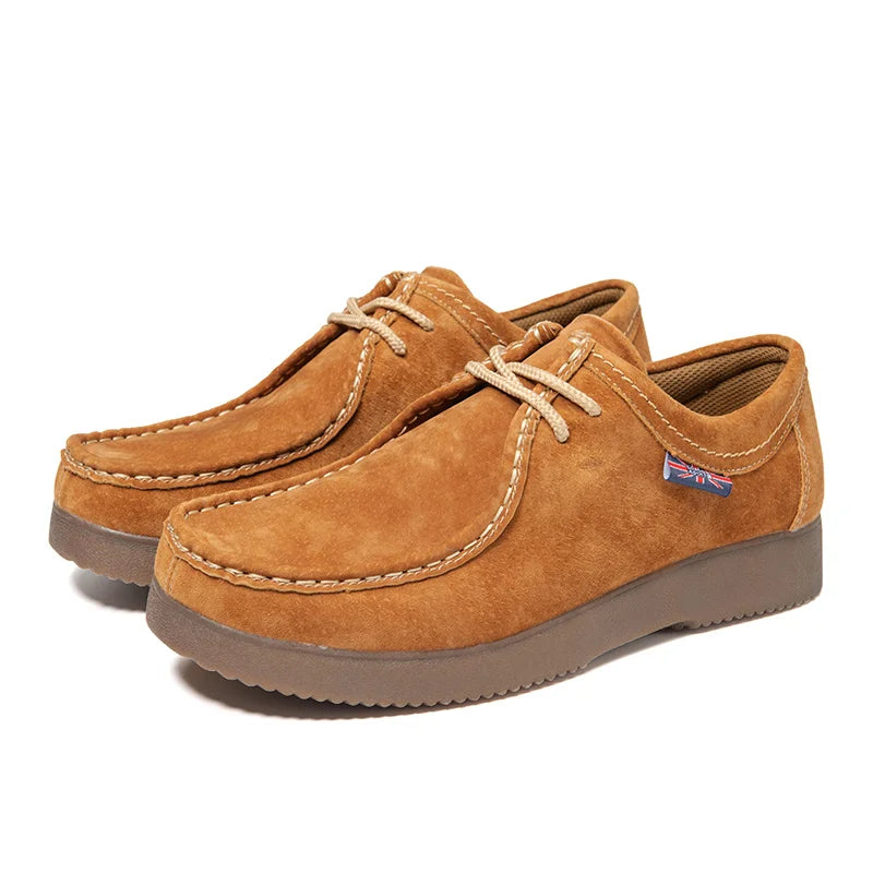 Drune | Bequeme Wildlederschuhe mit Anti Rutsch Sohle für Mehr Komfort