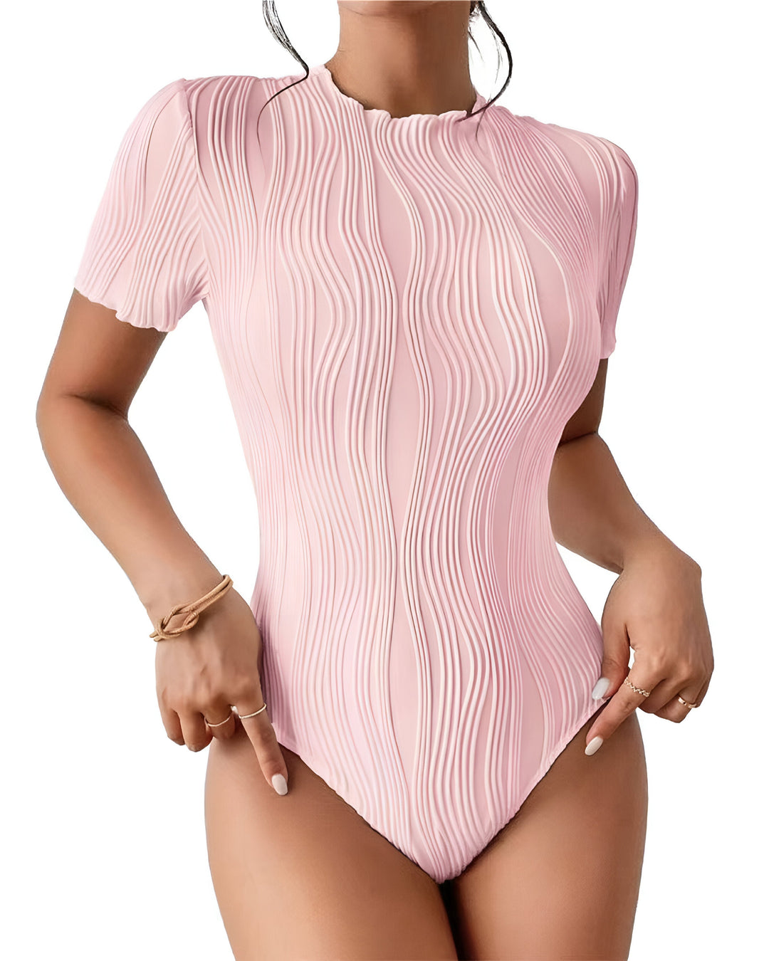 Drune | Eleganter Bodysuit mit Rundhalsausschnitt