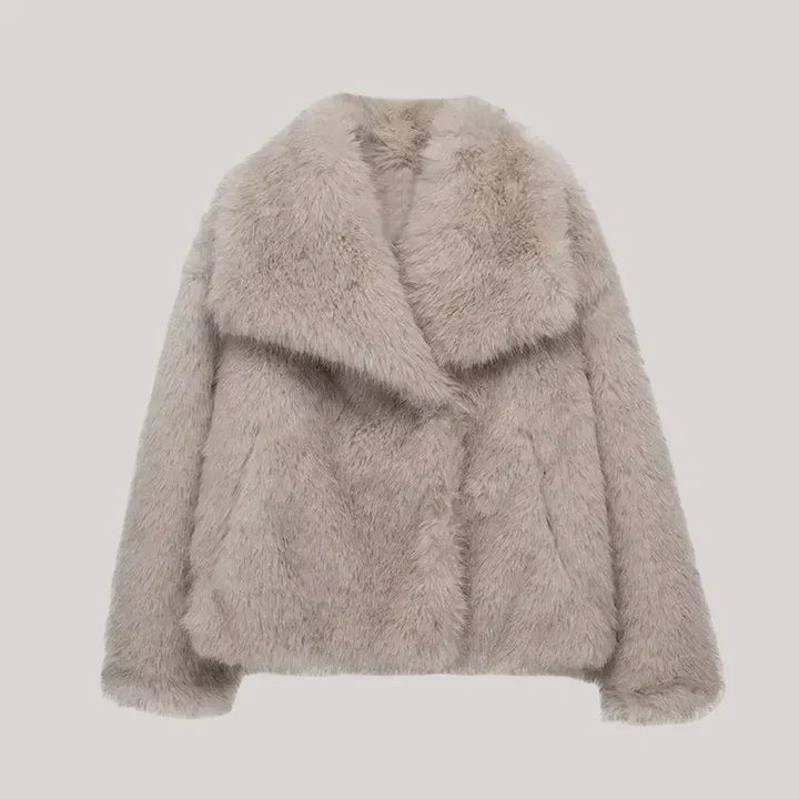Drune | Damenwarmfellmantel Luxus und Komfort Perfekt für Den Winter