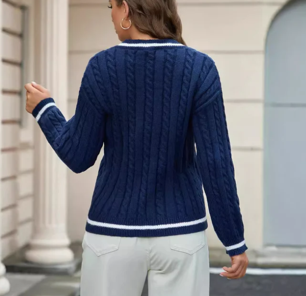 Drune | Damen Zopfpullover