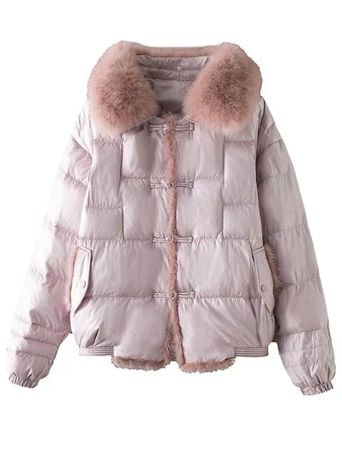 Drune | Lockere Pufferjacke - Warm & Vintage