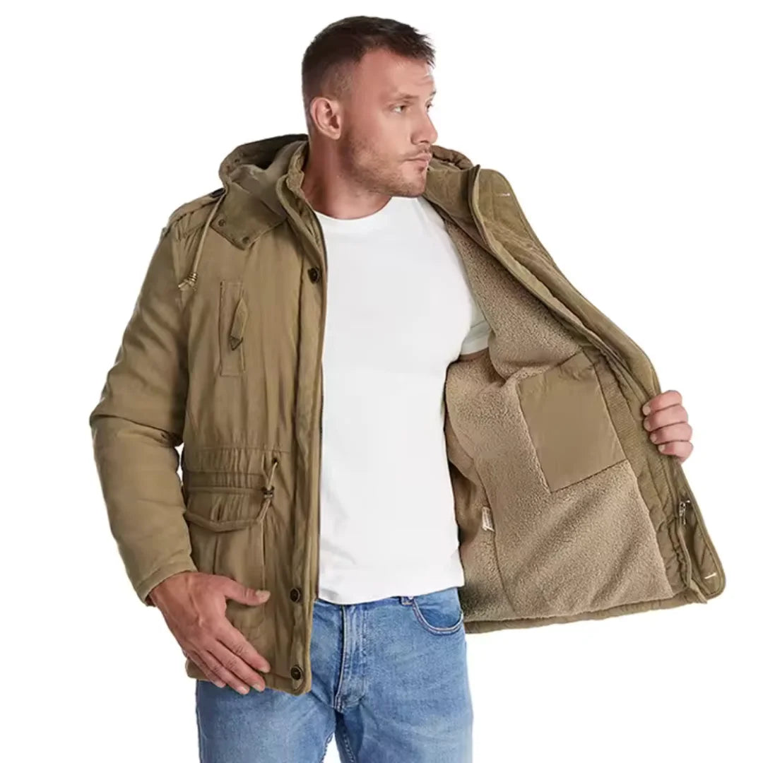 Drune | Herren Wintermantel Wind & Wasserdicht Outdoor Mantel