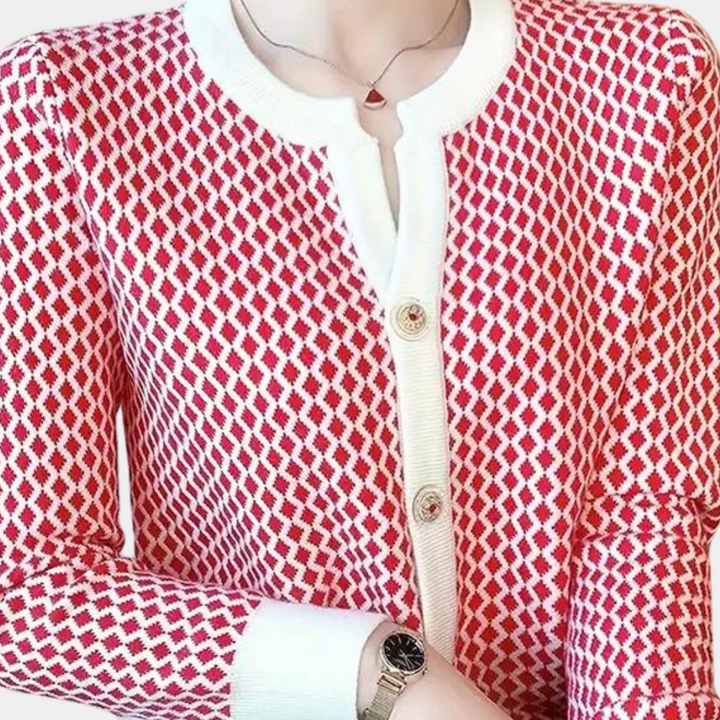 Drune | Elegante, Weiche Strickjacke für Frauen
