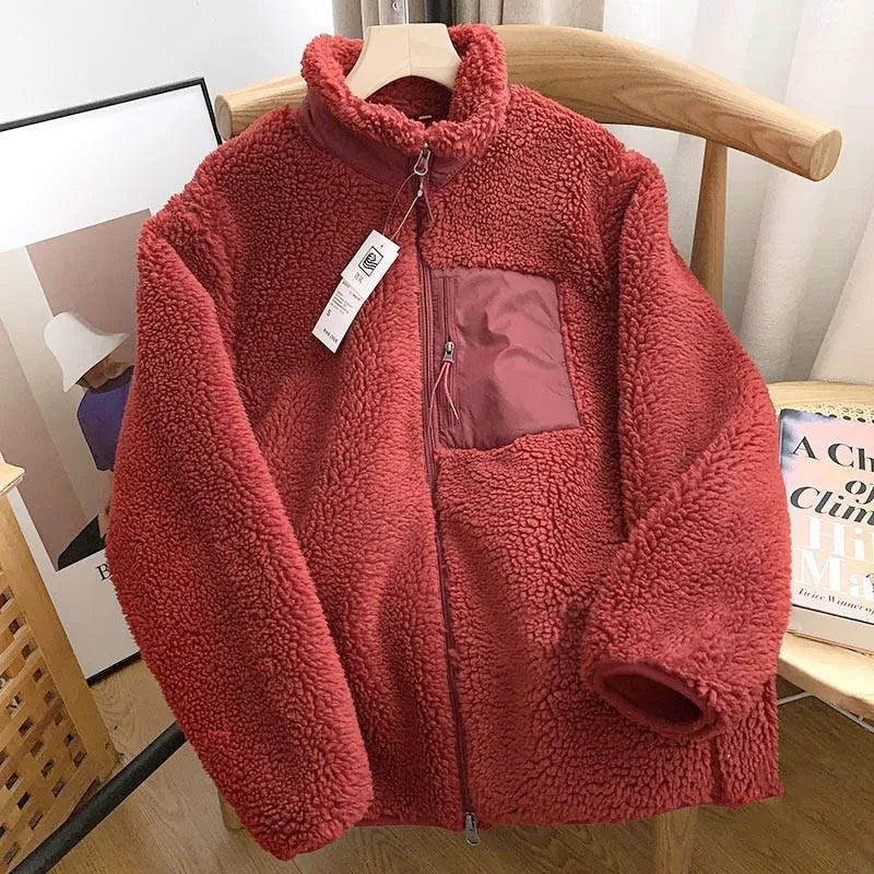 Drune | Herren Full-Zip Jacke - Texturierte Oberfläche mit Reißverschluss-Brusttasche