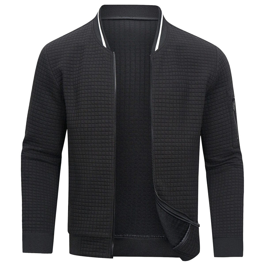 Drune | Moderner gemütlicher Halbreißverschluss-Pullover im zeitgenössischen Stil