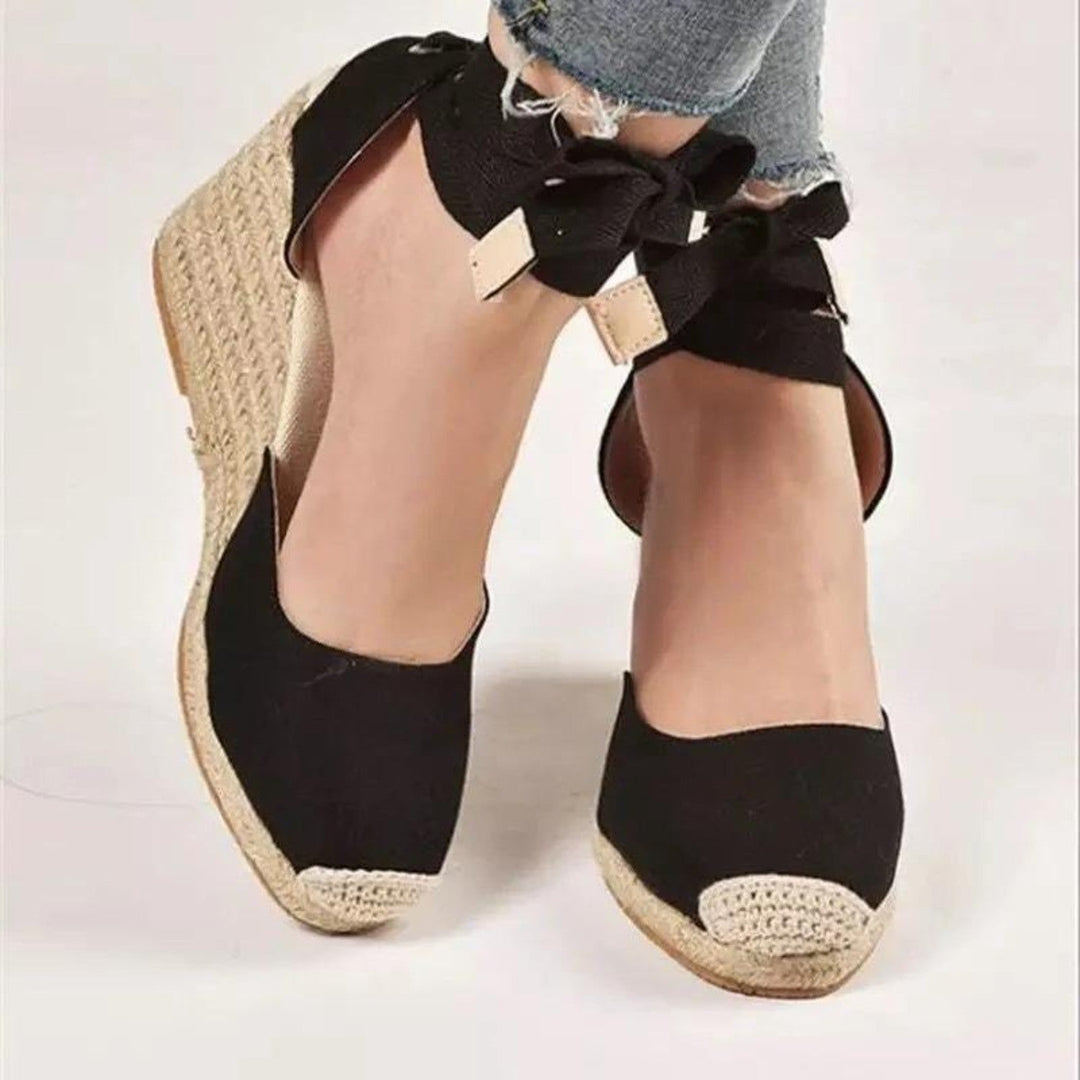 Drune | Einzelknopf Riemen, Seilstoff Sohle Espadrilles
