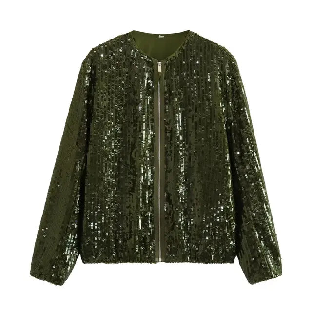 Drune | Hochglänzende Couture-Jacke