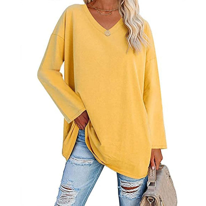 Drune | V-Ausschnitt Gestrickter Top für Damen - Stilvoller und Bequemer Pullover