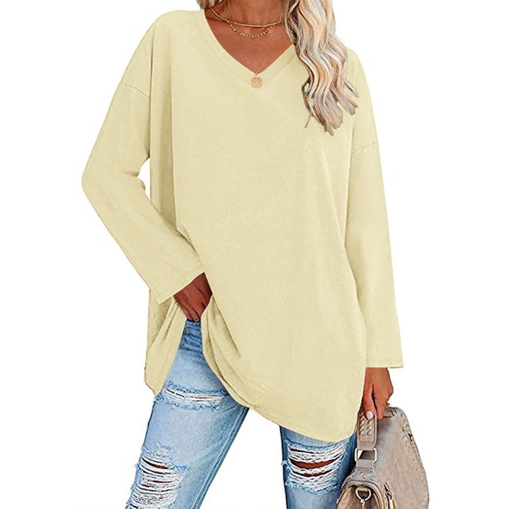 Drune | V-Ausschnitt Gestrickter Top für Damen - Stilvoller und Bequemer Pullover