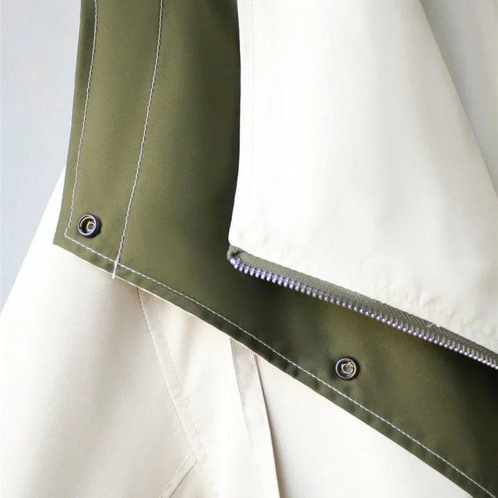 Drune | Jacke mit Kapuze Übergröße Herbstjacke Damenjacke