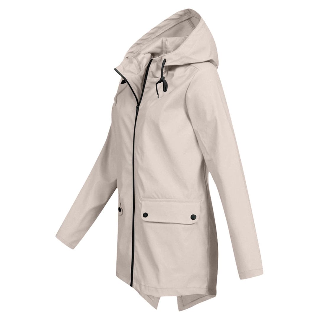 Drune | Jacke Winddichter Damenjacke mit Kapuze und Halb Langer Passform für Den Herbst