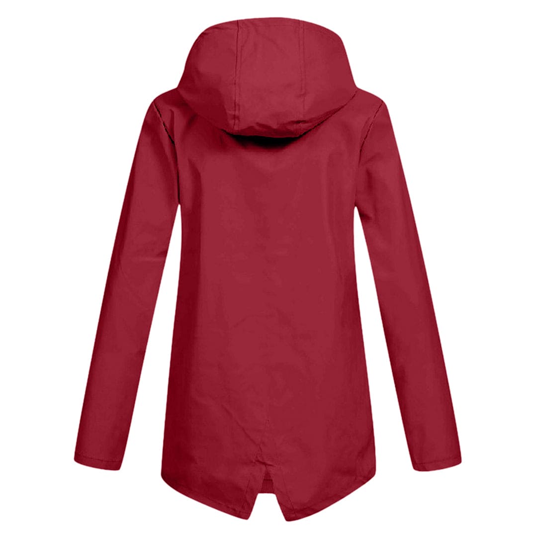 Drune | Jacke Winddichter Damenjacke mit Kapuze und Halb Langer Passform für Den Herbst