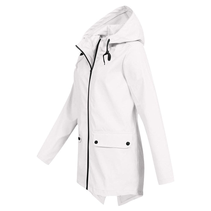 Drune | Jacke Winddichter Damenjacke mit Kapuze und Halb Langer Passform für Den Herbst