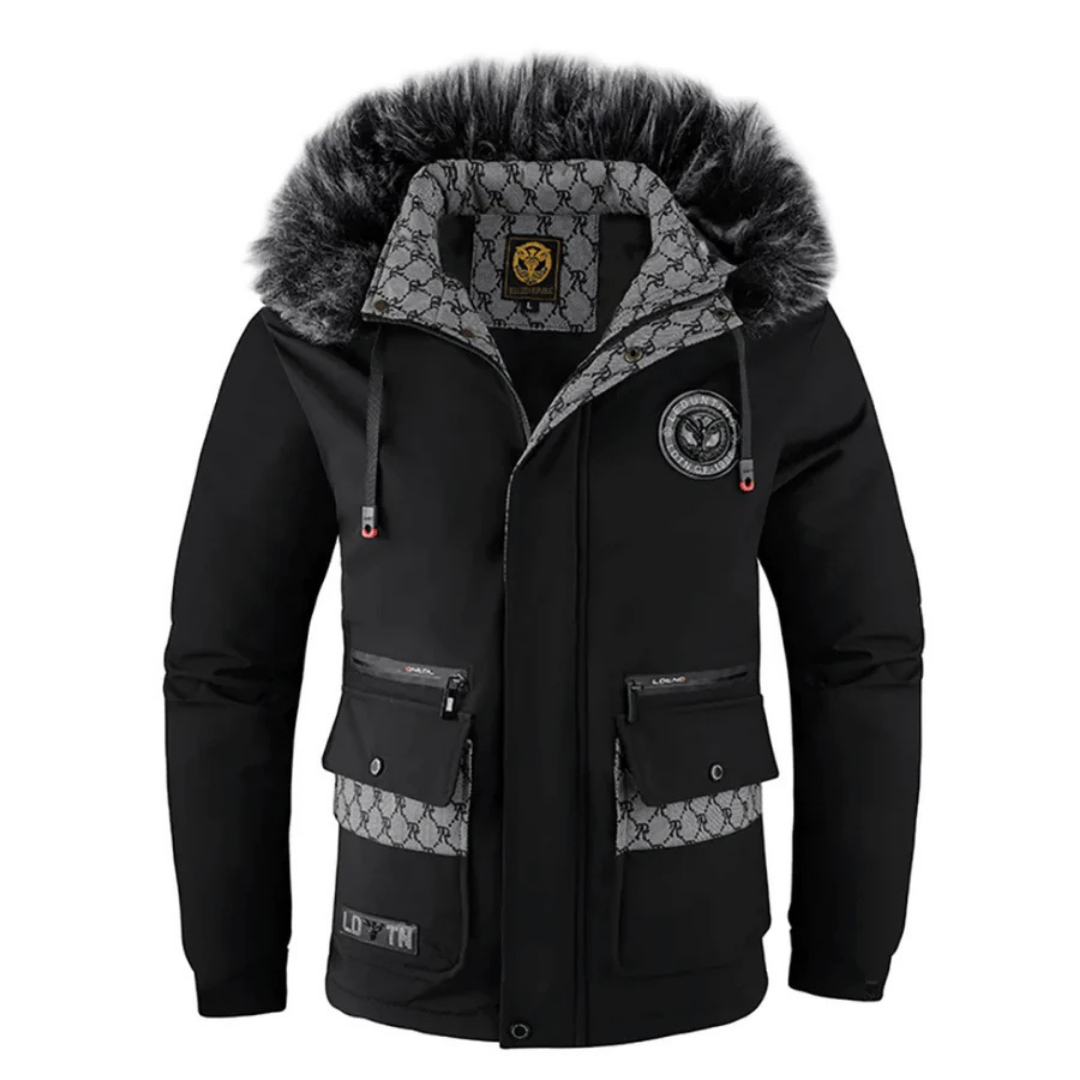 Drune | Winterparka mit Kapuze für Herren Warm