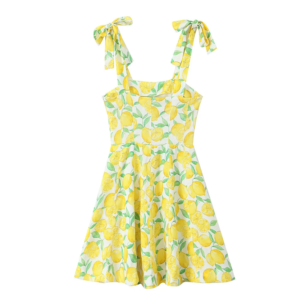 Drune - Slim-Fit - Mit Zitronenprint - Sommer