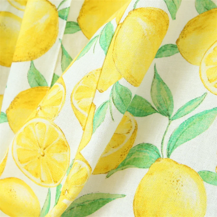 Drune - Slim-Fit - Mit Zitronenprint - Sommer