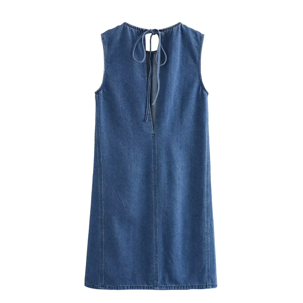 Drune-Kleid - Lockere Passform - Baumwolle - Sommer