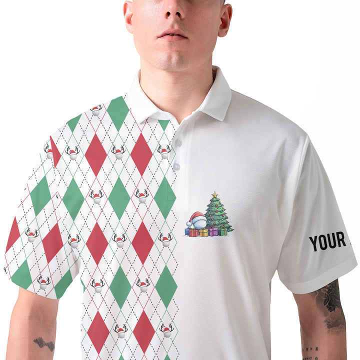 Drune | Personalisierte Weihnachtsgeschenk Für Golfer Herren Poloshirt
