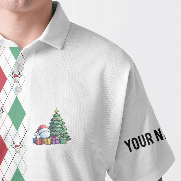 Drune | Personalisierte Weihnachtsgeschenk Für Golfer Herren Poloshirt